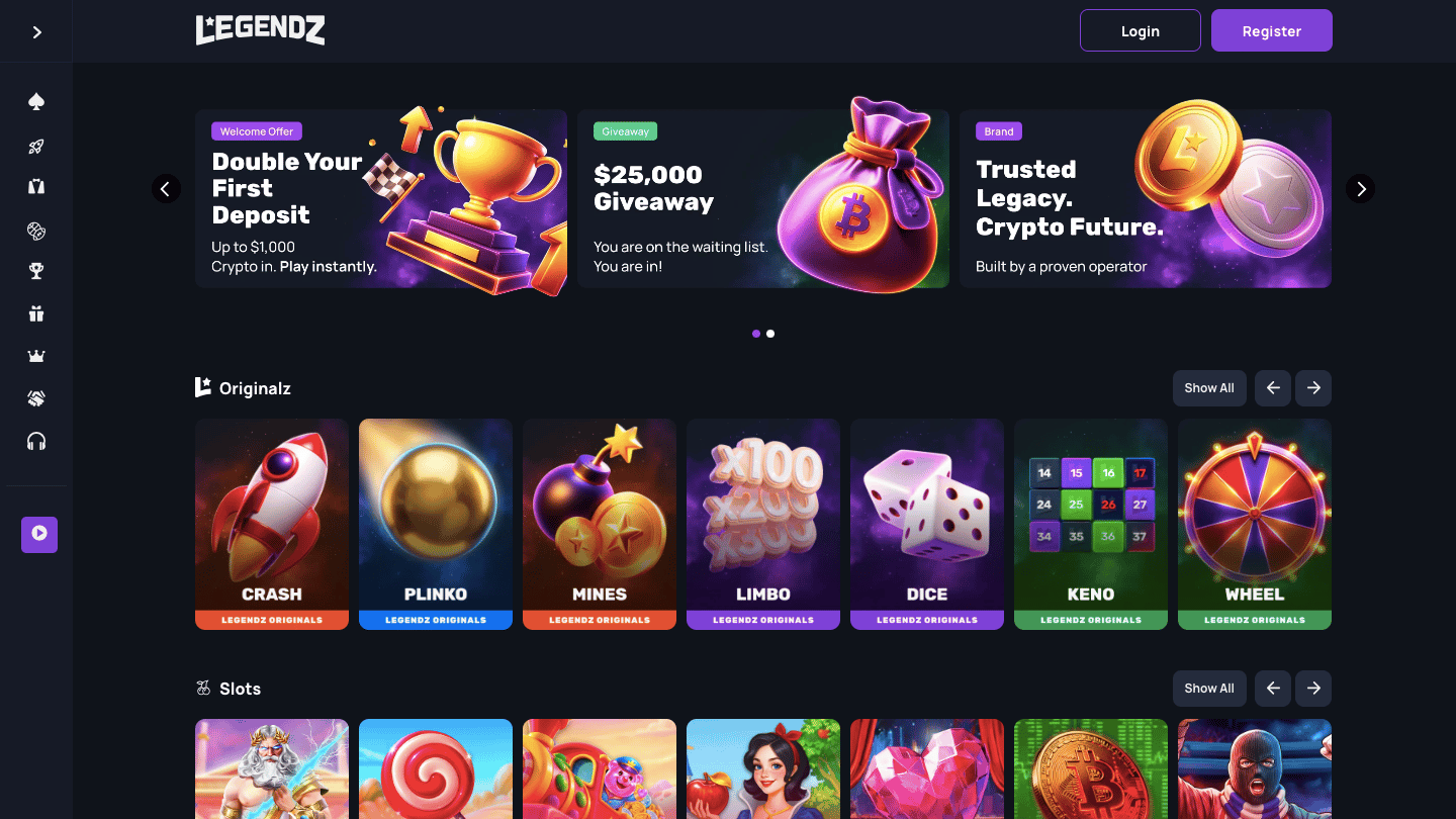 Legendz.io Casino